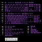 Amethyst New GMK Style 282 Keys ABS Doubleshot Full Keycaps Set for Cherry MX Mechanical Gaming Keyboard